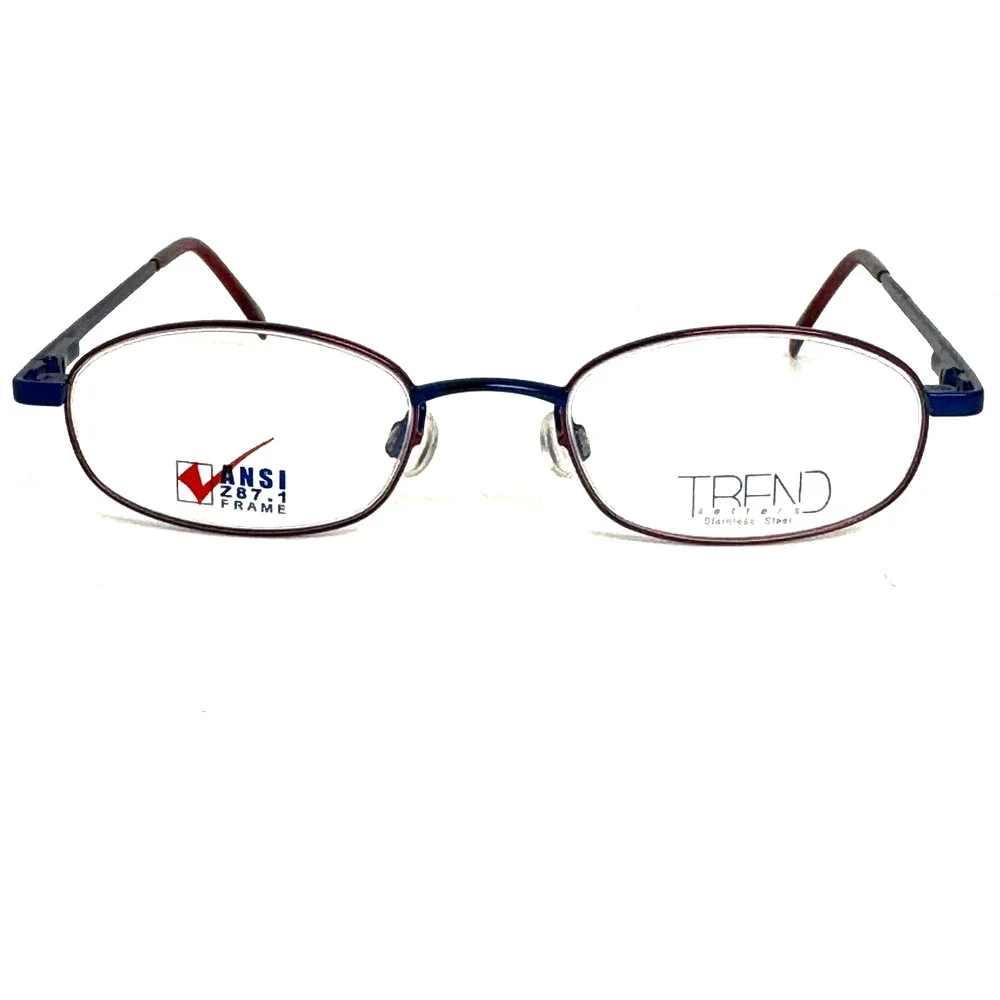 Tredn Setters Stainless Steel Ansi Z87.1 Frame Multicolor Blue Red Full Rim H174